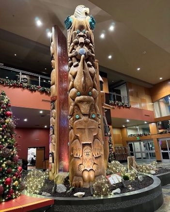 24-Foot Story Pole public artwork