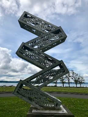 Salmon Run public artwork